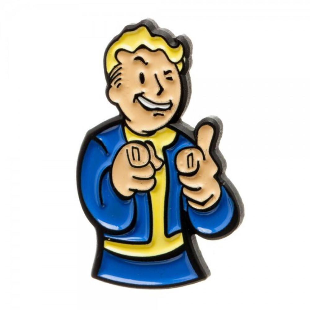 Fallout 4 Vault Boy Pin Video Game Collectible Metal Thumbs Up Pointing 2016 NEW